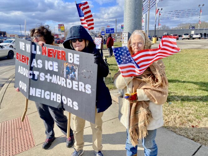 Mid-Ohio Valley protests: Sign-wielding community members voice their dismay